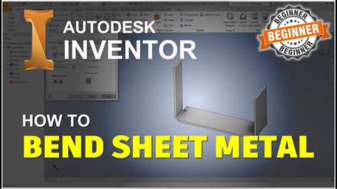 inventor sheet metal bend|autodesk inventor bending plate.